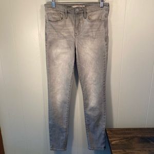 Athleta Gray High Rise Skinny Jeans